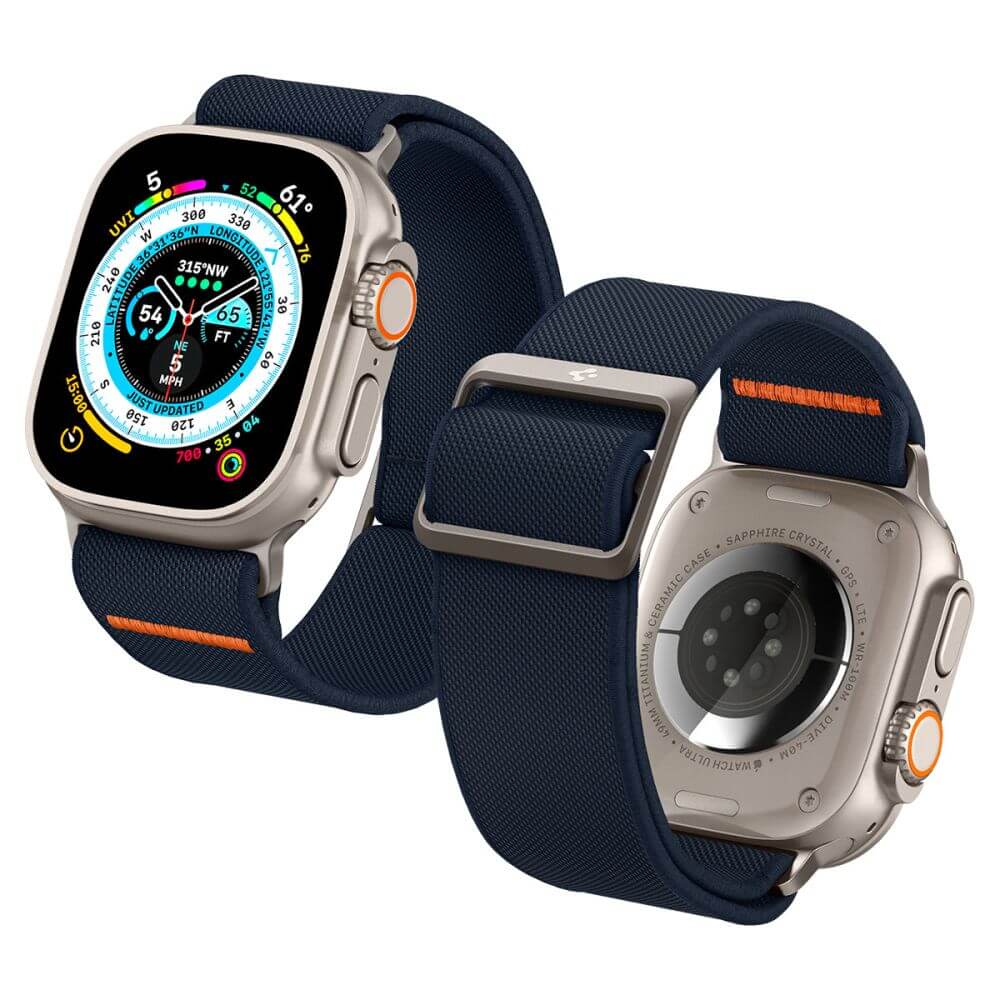 Kellarihm Lite Fit Ultra, Apple Watch Ultra 3 / Ultra 2 / Ultra (49 mm) / Series 11 / 10 / 9 / 8 / 7 / 6 / 5 / 4 / SE 3 / SE (2024/2023/2022) / SE (42 / 44 / 45 / 46 mm), tumesinine, Spigen - Image 15