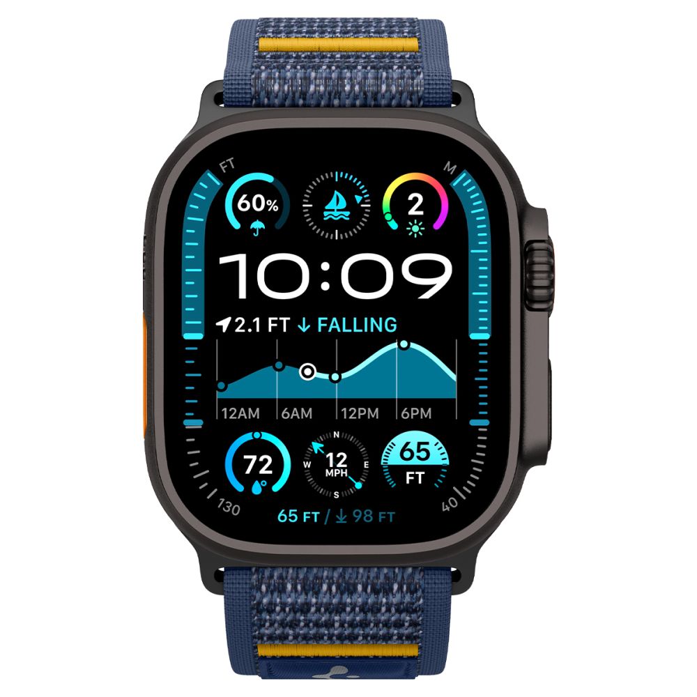 Kellarihm Athlex Air, Apple Watch Ultra 3 / Ultra 2 / Ultra (49 mm) / Series 11 / 10 / 9 / 8 / 7 / 6 / 5 / 4 / SE 3 / SE (2024/2023/2022) / SE (44 / 45 / 46 mm), tumesinine, Spigen - Image 12
