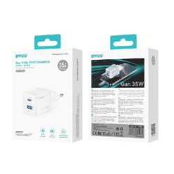 Charger Bwoo (CDA222) (1xUSB-C; 1xUSB 35W) white