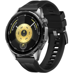 Huawei Watch GT 6 46mm Black Stainless Steel Case with Black Fluoroelastomer Strap - (uus)