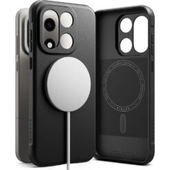 Kaitseümbris Onyx Magnetic, OnePlus 15, must, Qi2/MagSafe ühilduv, Ringke