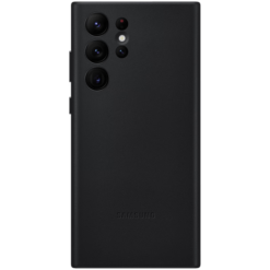 Samsung Galaxy S22 Ultra 5G Leather Cover EF-VS908 Black - (uus)