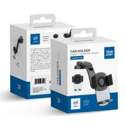 Universal car phone holder Blue Star (Long Neck Crystal) black