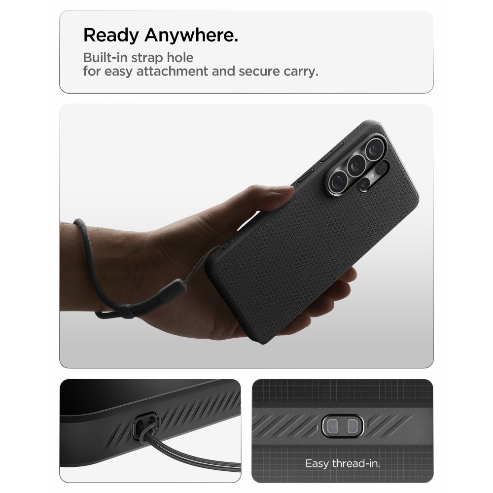 Kaitseümbris Liquid Air (MagFit), Samsung Galaxy S26 Ultra, matt must, Qi2/MagSafe ühilduv, Spigen - Image 15