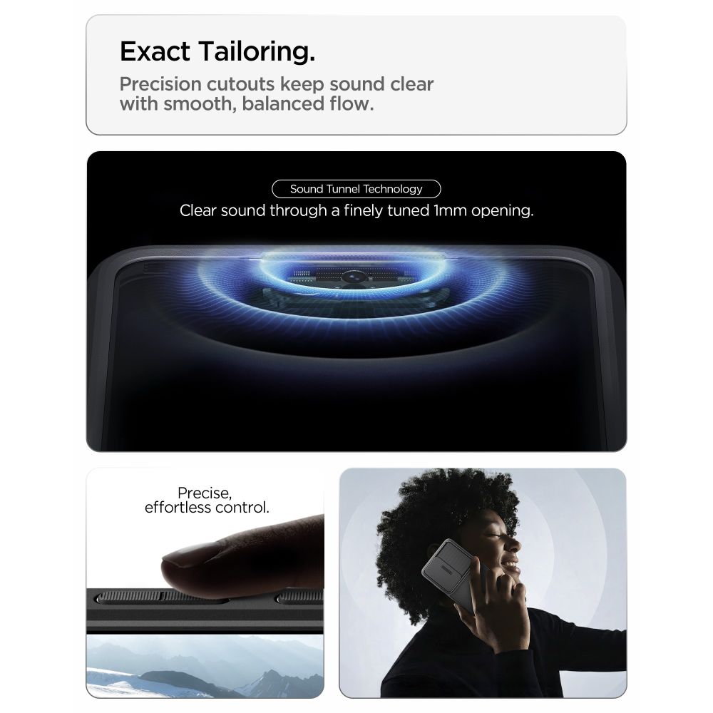 Kaitseümbris kaamera kattega Optik Armor, Samsung Galaxy S26 Ultra, must, Spigen - Image 8