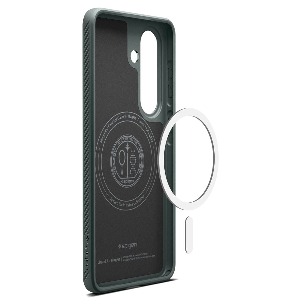 Kaitseümbris Liquid Air (MagFit), Samsung Galaxy S26+, tumeroheline, Qi2/MagSafe ühilduv, Spigen - Image 7