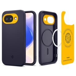 Kaitseümbris Nano Pop (MagFit), Google Pixel 10a, tumesinine, Qi2/MagSafe ühilduv, Spigen