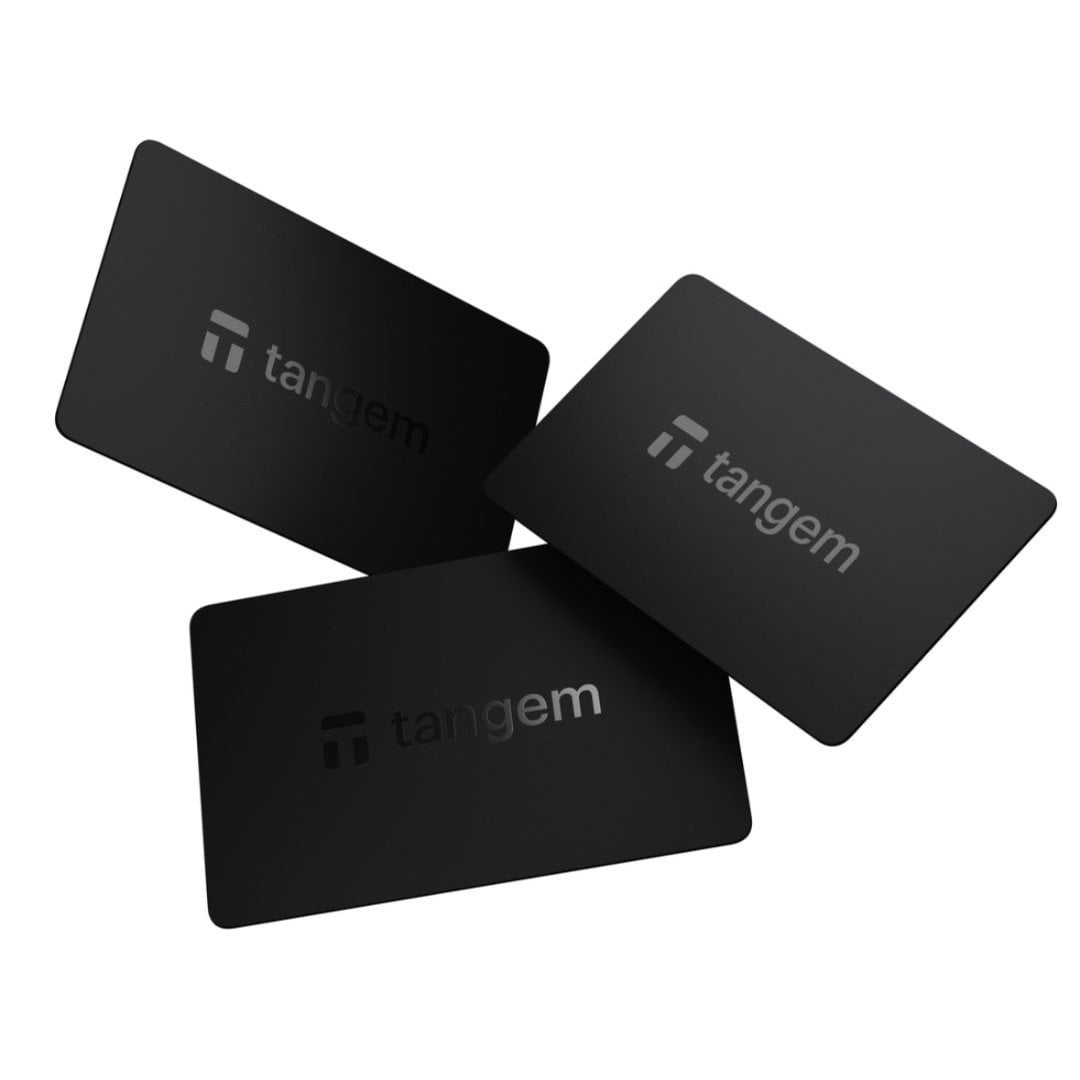 Krüptorahakott Tangem Wallet, 3 kaardiga komplekt